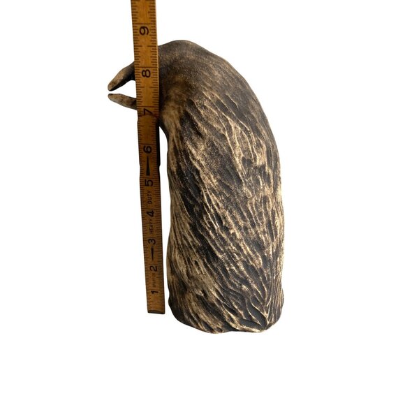 Eagle Sculpture Handmade Art Pottery Signed By Artist - Picture 8 of 8